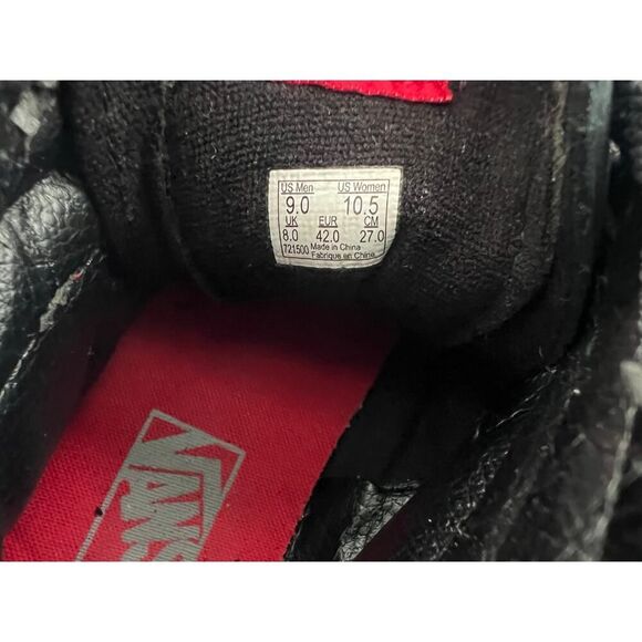 RARE🔥 VANS Sk8-Hi Vintage Sz 9 Men's Skateboarding Brewer Ale Beer Label - Picture 7 of 10